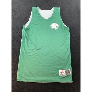 Alleson Athletic Reversible Youth Basketball Jersey Tank Top Green White Size L